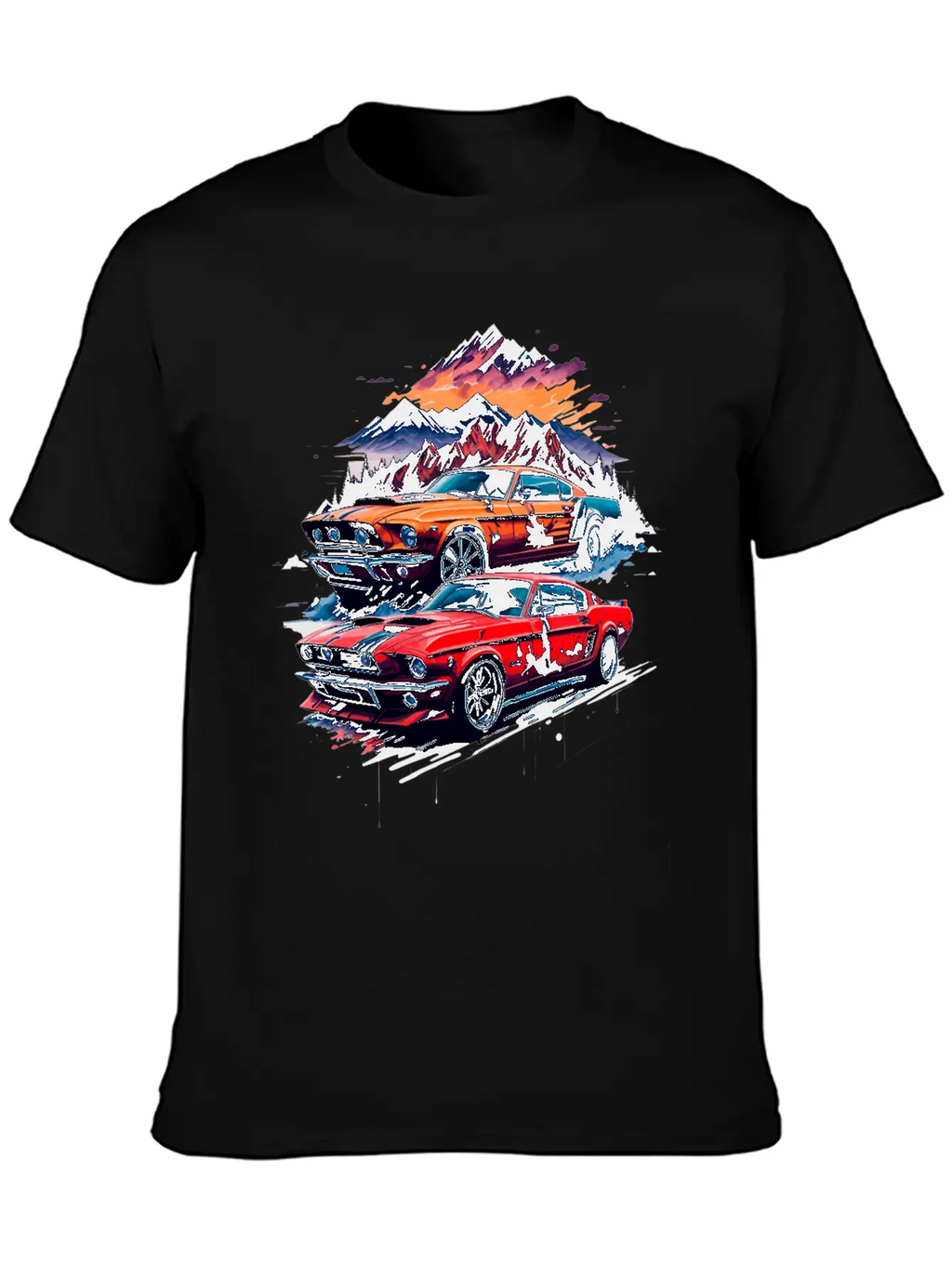 Muscle Classic Car Unisex Casual T-Shirt – Clean Design For Daily Comfort