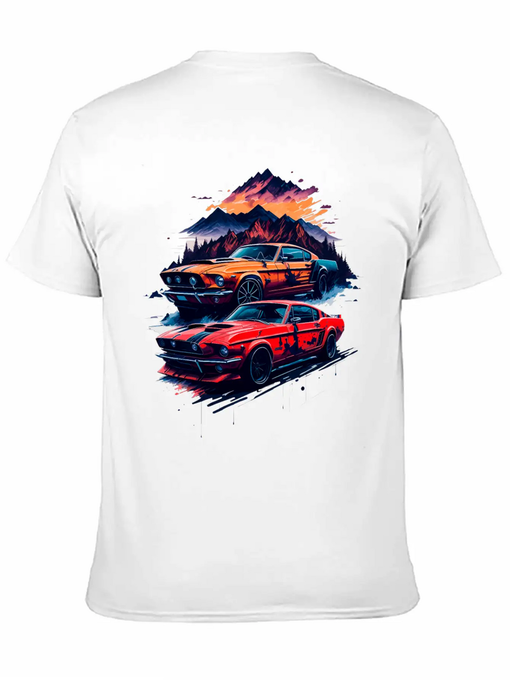 Muscle Classic Car Unisex Casual T-Shirt – Clean Design For Daily Comfort