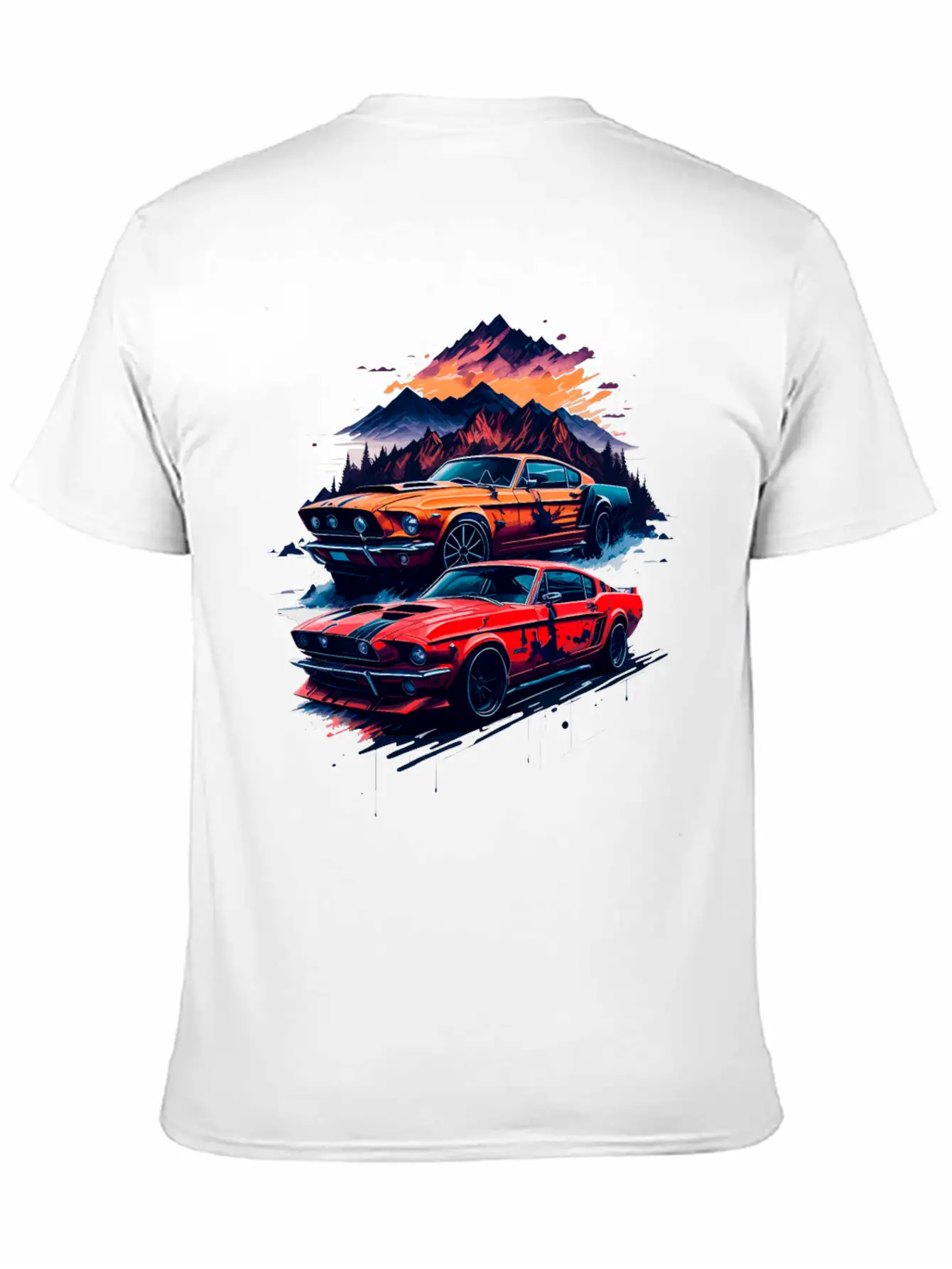 Muscle Classic Car Unisex Casual T-Shirt – Clean Design For Daily Comfort