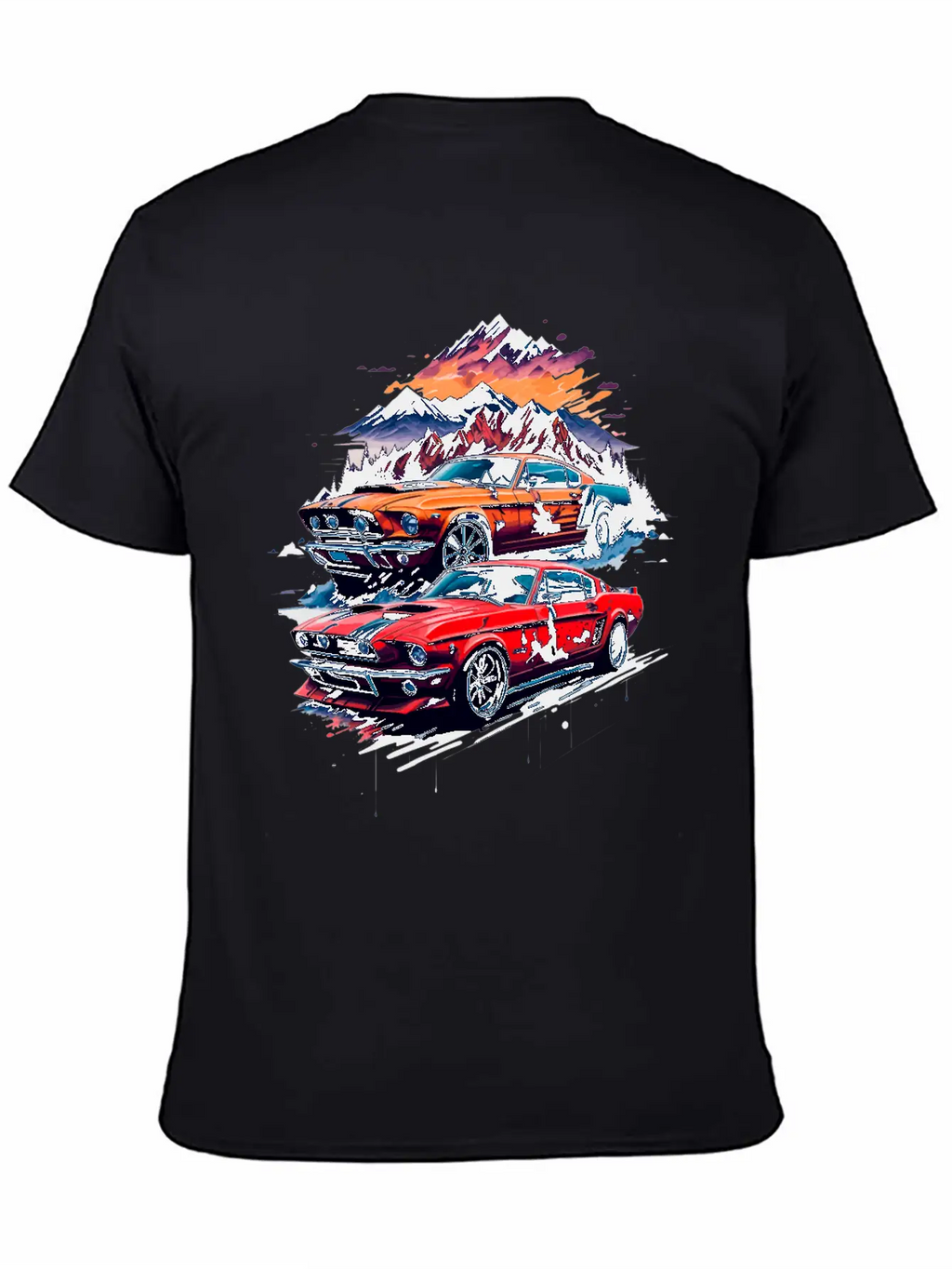 Muscle Classic Car Unisex Casual T-Shirt – Clean Design For Daily Comfort