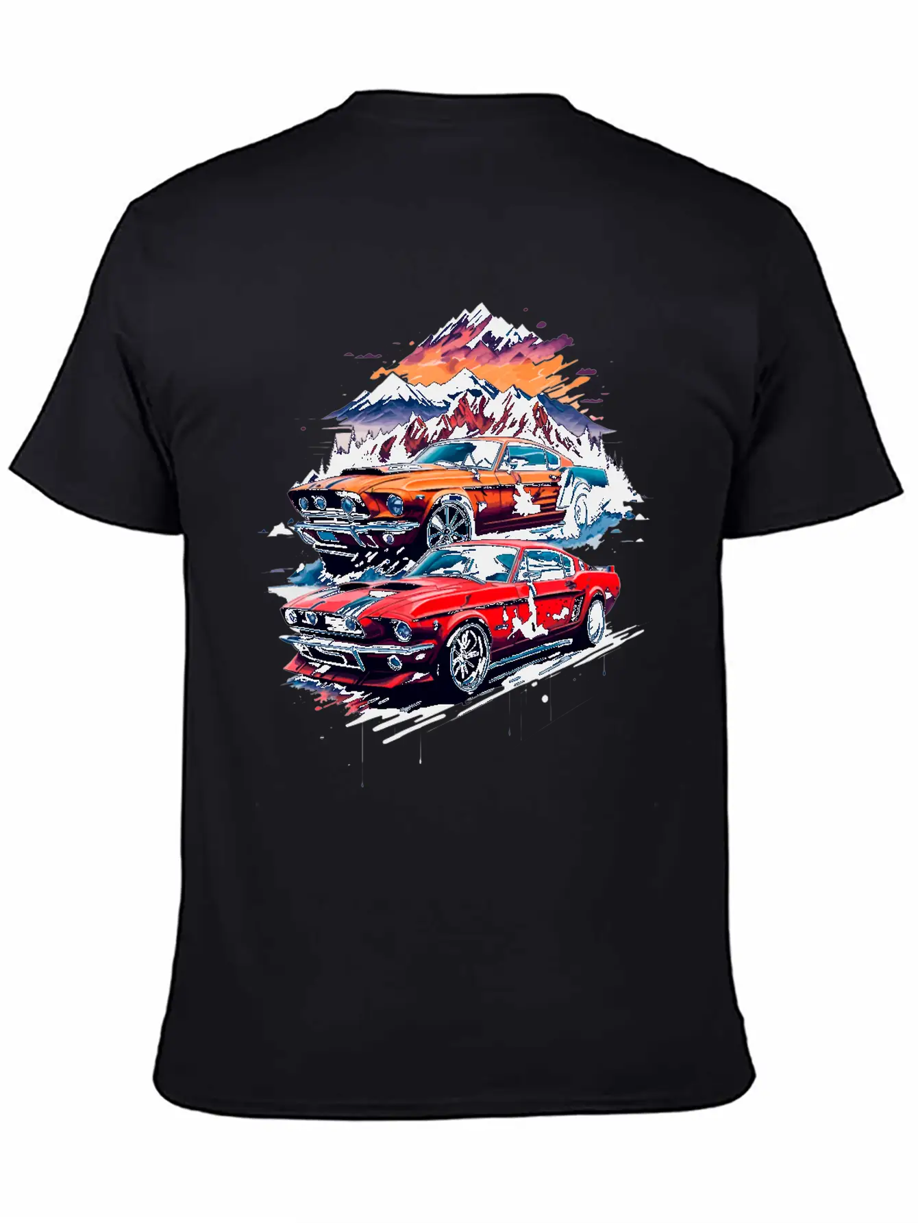 Muscle Classic Car Unisex Casual T-Shirt – Clean Design For Daily Comfort