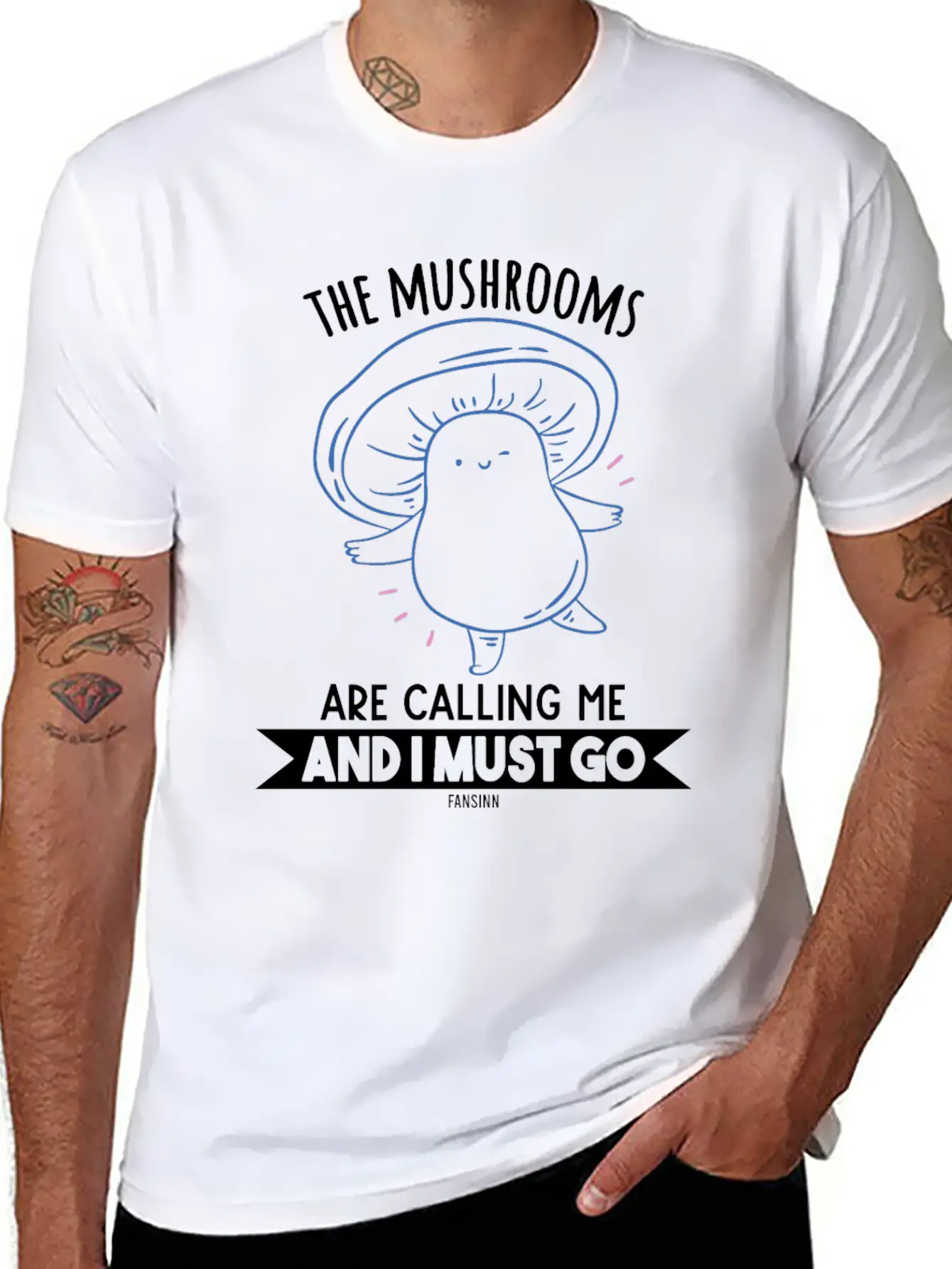 Mushroom Boletus Mushroom Pan Mushroom Pickers Essential Cotton Tee For Daily Outfits – Unisex Style