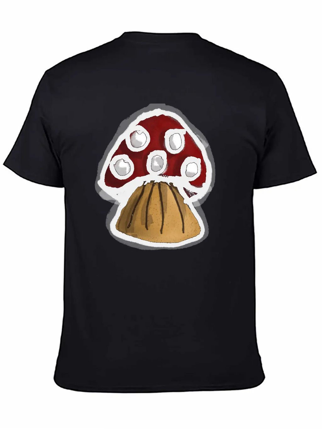 Mushroom Breathable Graphic T-Shirt – Perfect For Casual Days