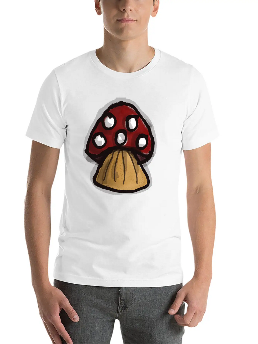 Mushroom Breathable Graphic T-Shirt – Perfect For Casual Days