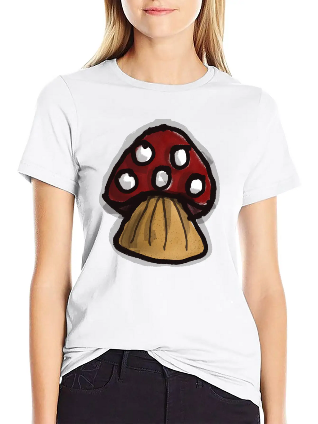 Mushroom Breathable Graphic T-Shirt – Perfect For Casual Days