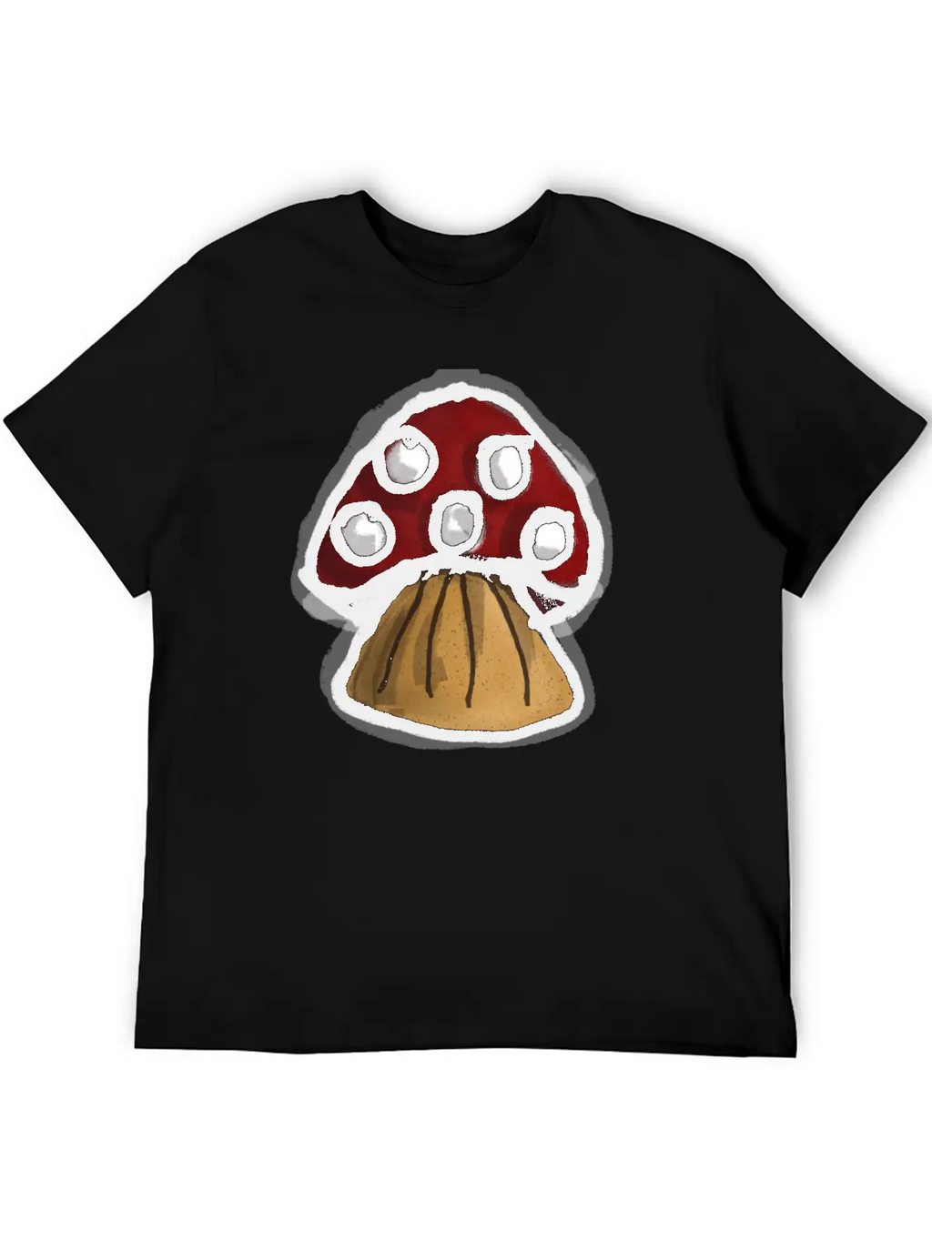 Mushroom Breathable Graphic T-Shirt – Perfect For Casual Days