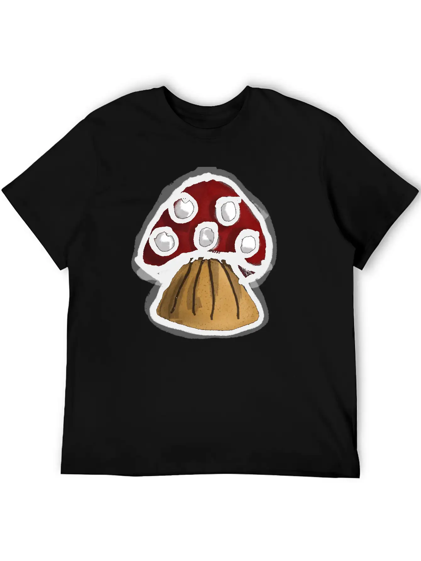Mushroom Breathable Graphic T-Shirt – Perfect For Casual Days
