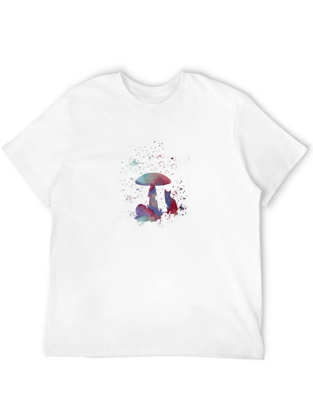 Mushroom Cat Timeless Short Sleeve Tee – Comfy And Minimalist Design