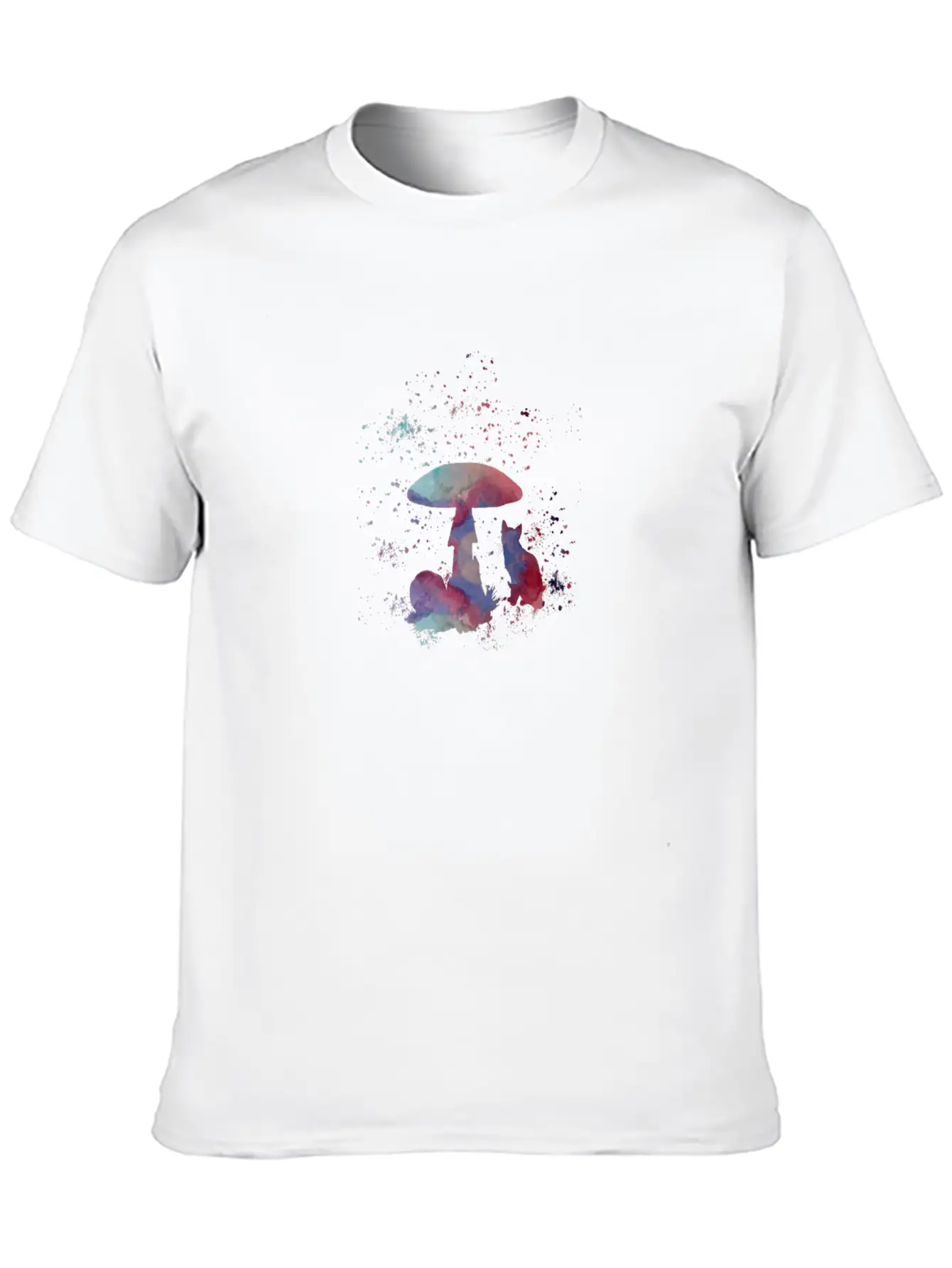 Mushroom Cat Timeless Short Sleeve Tee – Comfy And Minimalist Design
