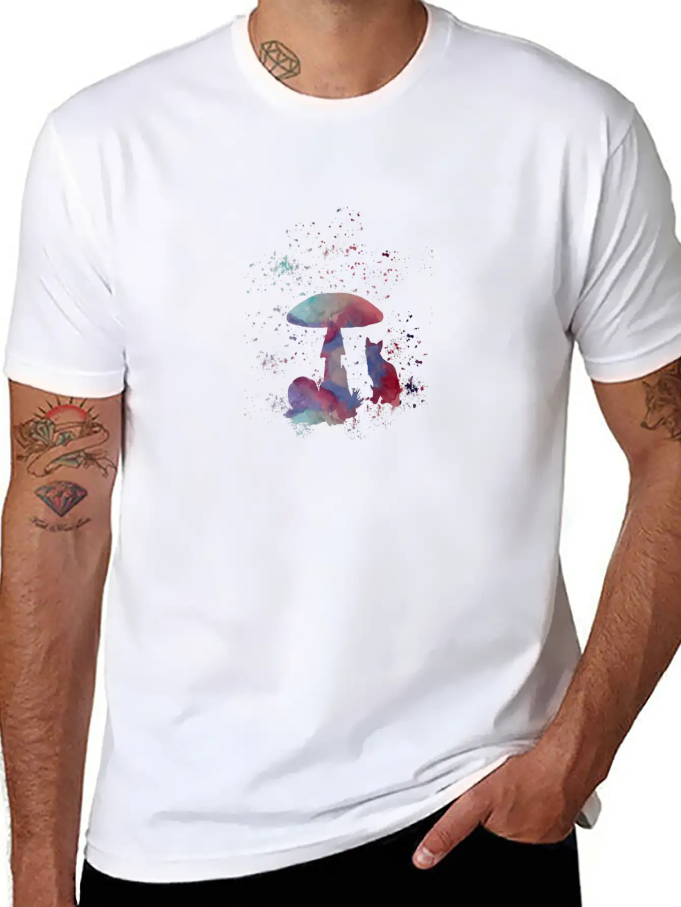 Mushroom Cat Timeless Short Sleeve Tee – Comfy And Minimalist Design
