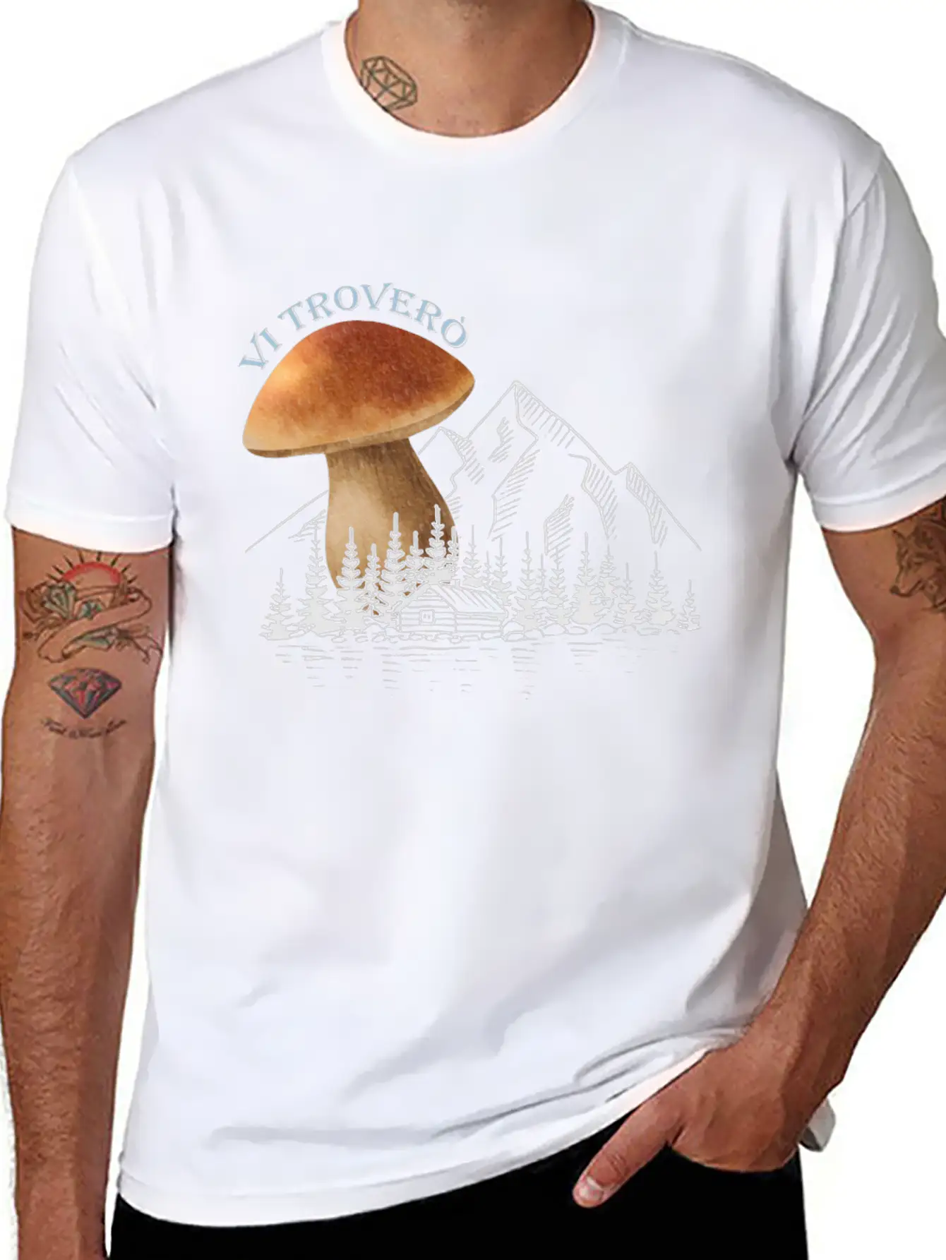 Mushroom Collectors For Hiking Mushrooms Porcino Classic Cotton Tee – Unisex Comfort For Any Season