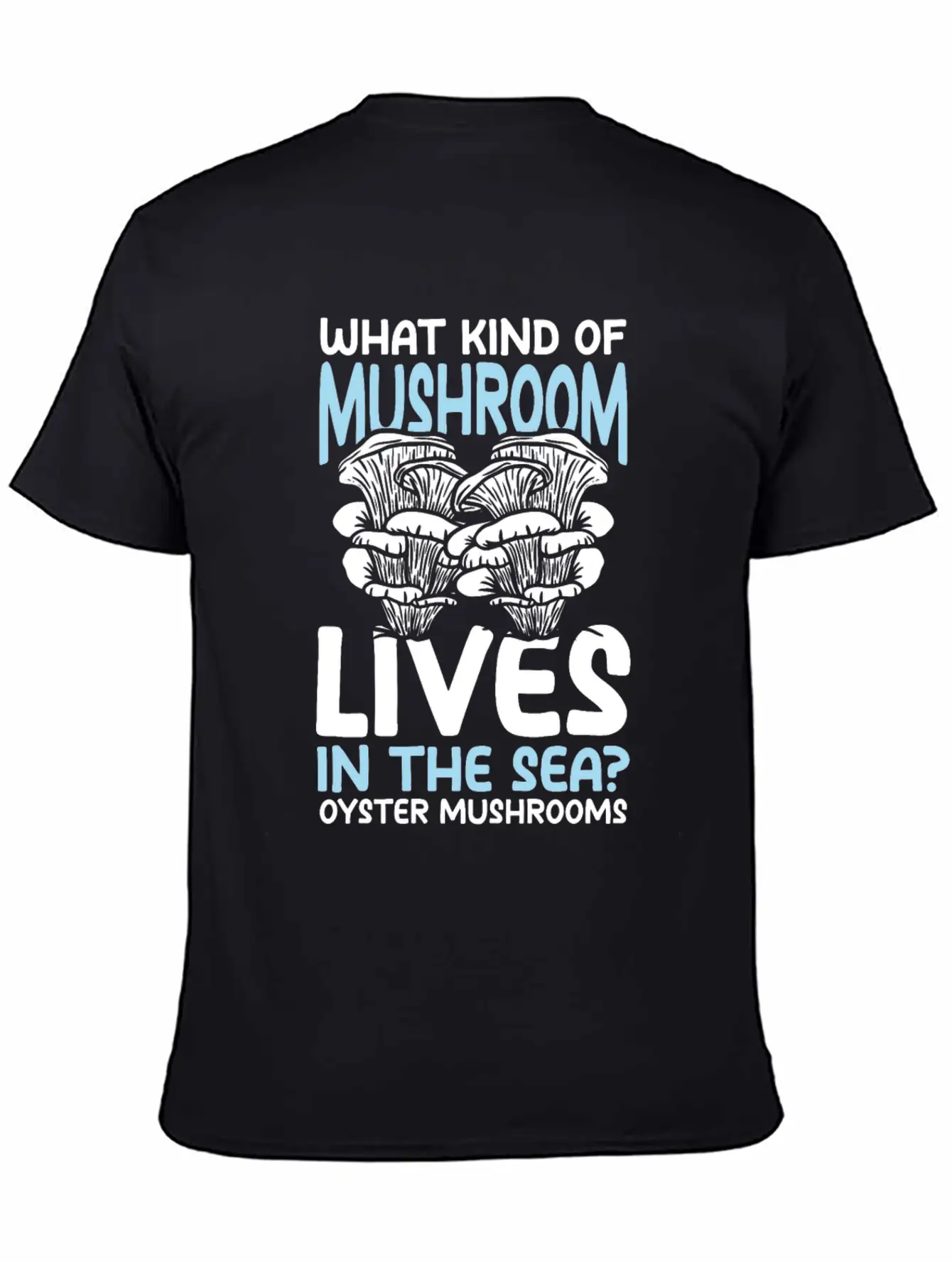 Mushroom Lives In The Sea Oyster Mushrooms Classic Cotton Tee – Unisex Comfort For Any Season