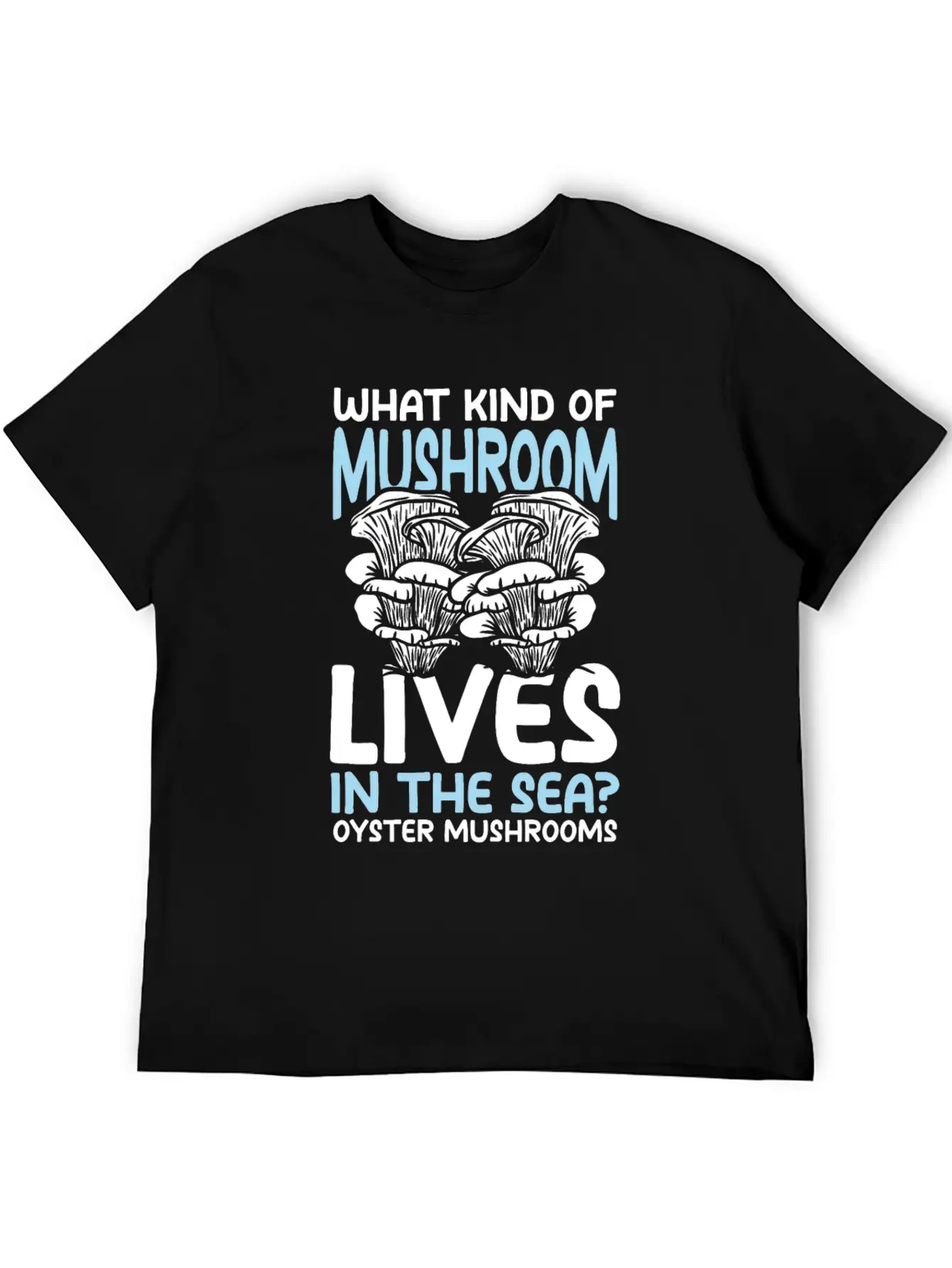 Mushroom Lives In The Sea Oyster Mushrooms Classic Cotton Tee – Unisex Comfort For Any Season