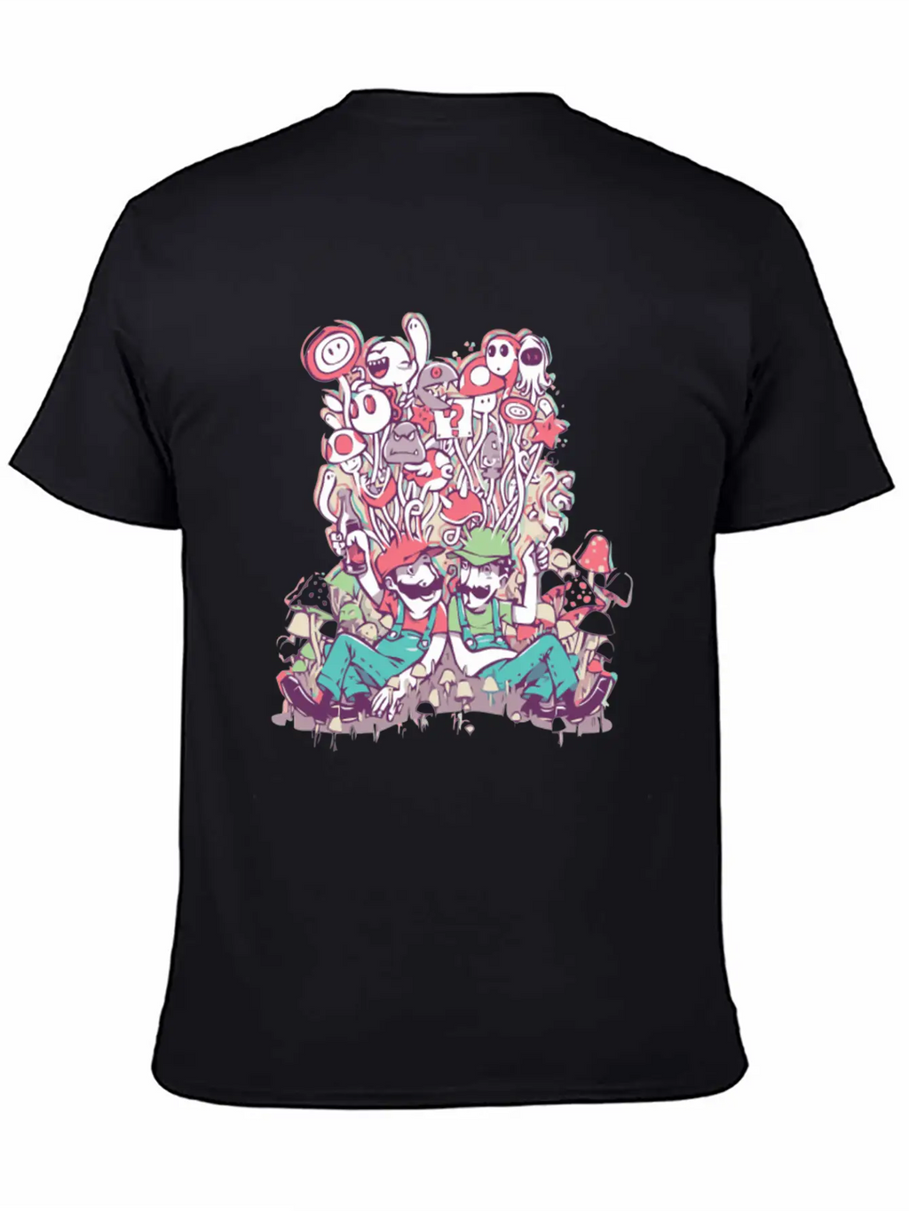 Mushroom Party Stylish Everyday T-Shirt – Unisex Basic Cotton Tee