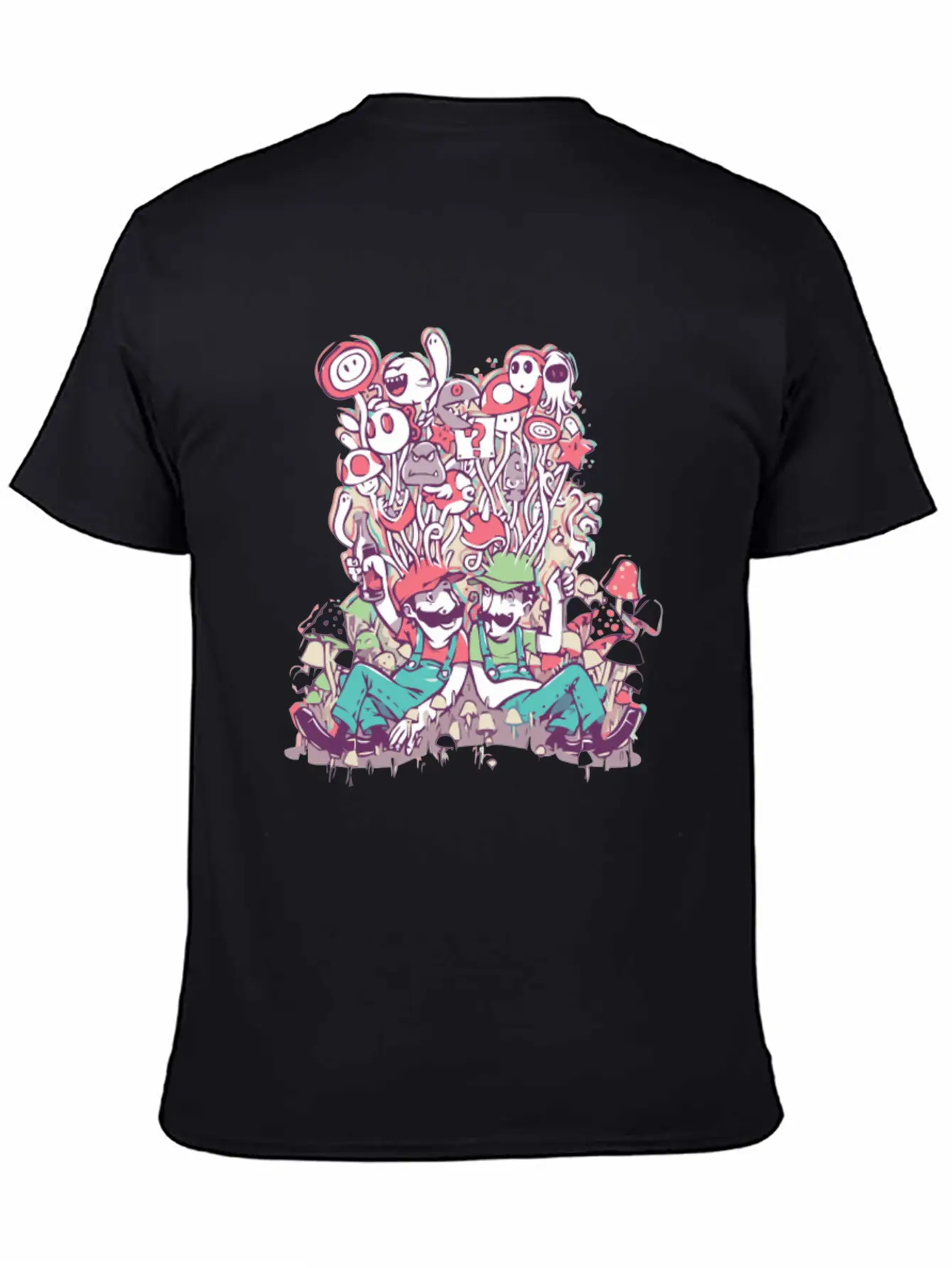 Mushroom Party Stylish Everyday T-Shirt – Unisex Basic Cotton Tee