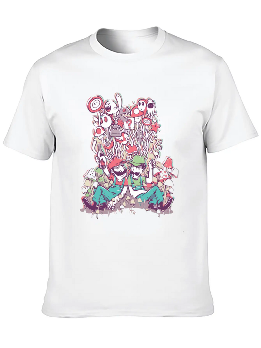 Mushroom Party Stylish Everyday T-Shirt – Unisex Basic Cotton Tee