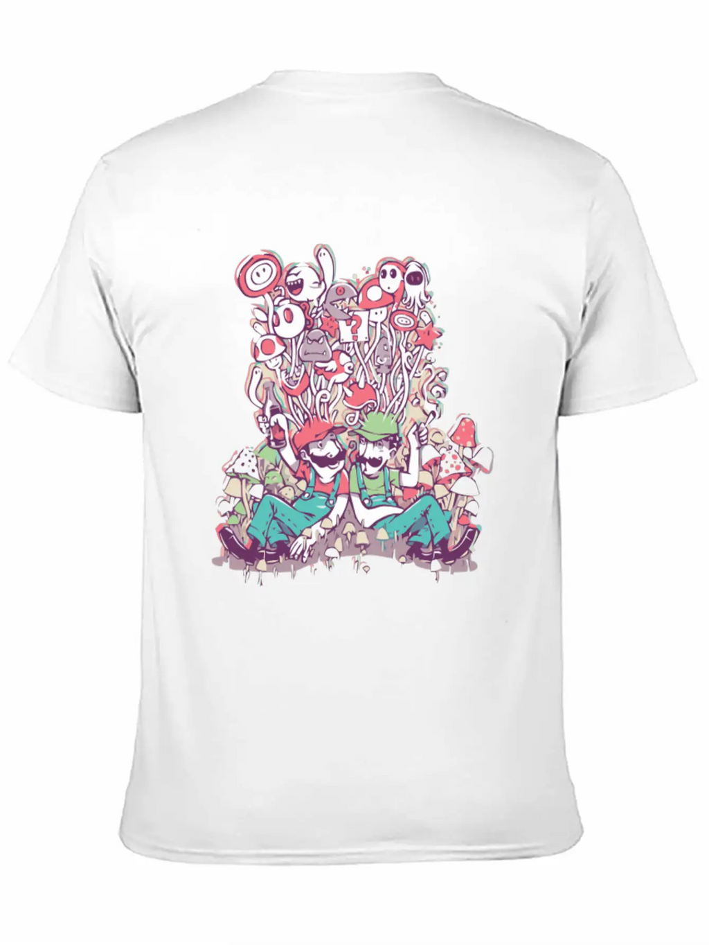Mushroom Party Stylish Everyday T-Shirt – Unisex Basic Cotton Tee