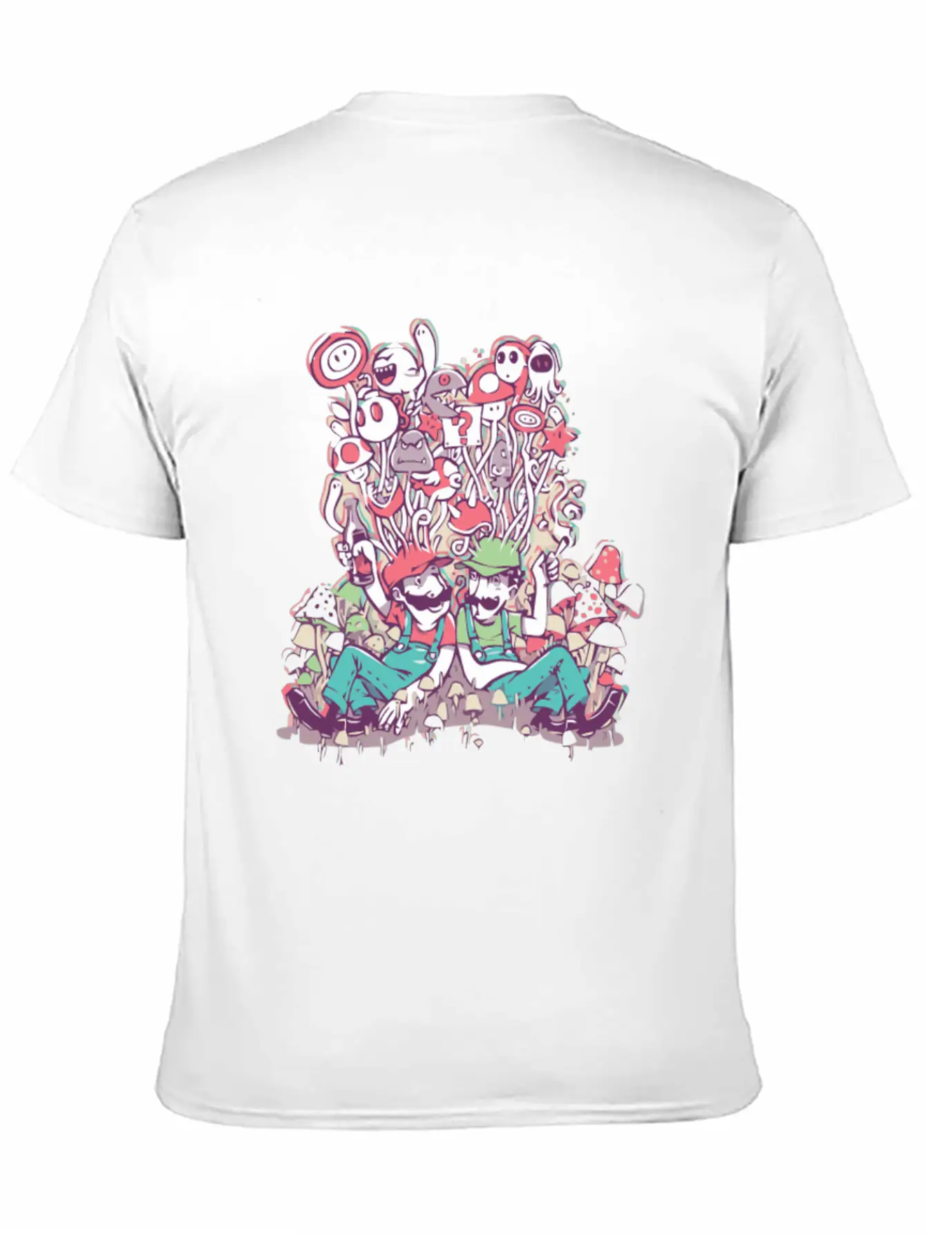 Mushroom Party Stylish Everyday T-Shirt – Unisex Basic Cotton Tee