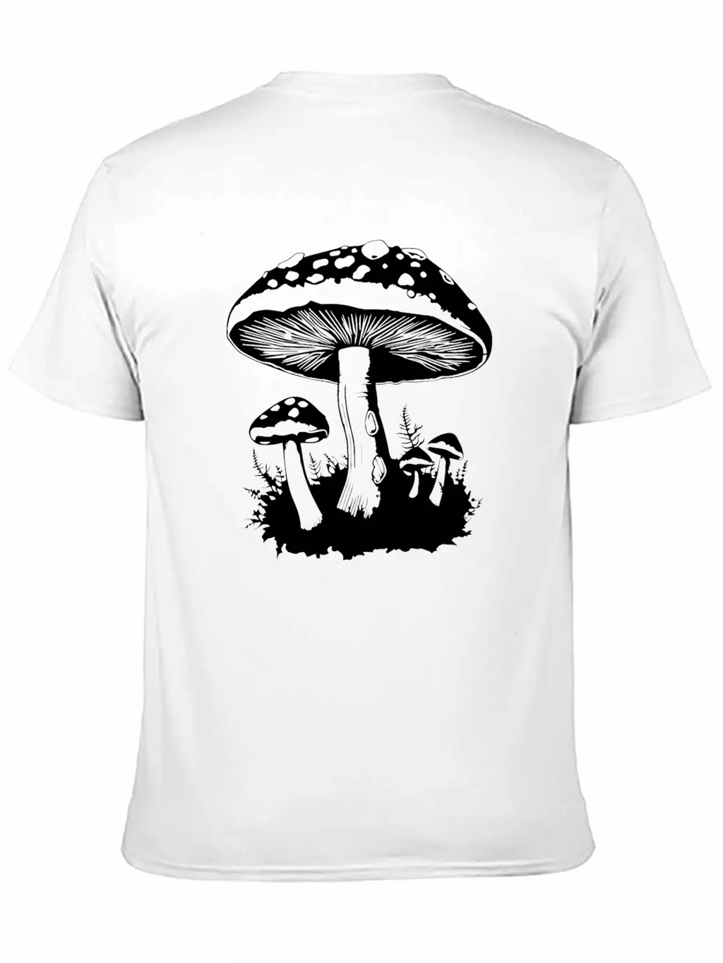 Mushroom Picker Fungi Forest Basic Graphic T-Shirt – Daily Comfort In Soft Cotton