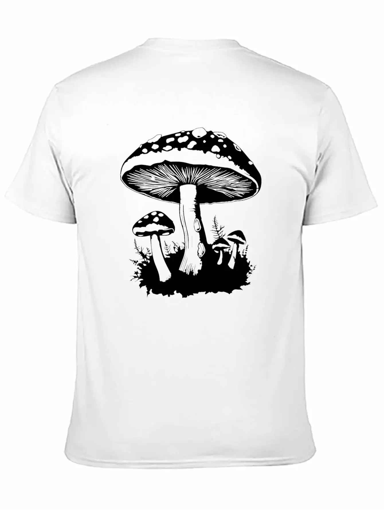 Mushroom Picker Fungi Forest Basic Graphic T-Shirt – Daily Comfort In Soft Cotton