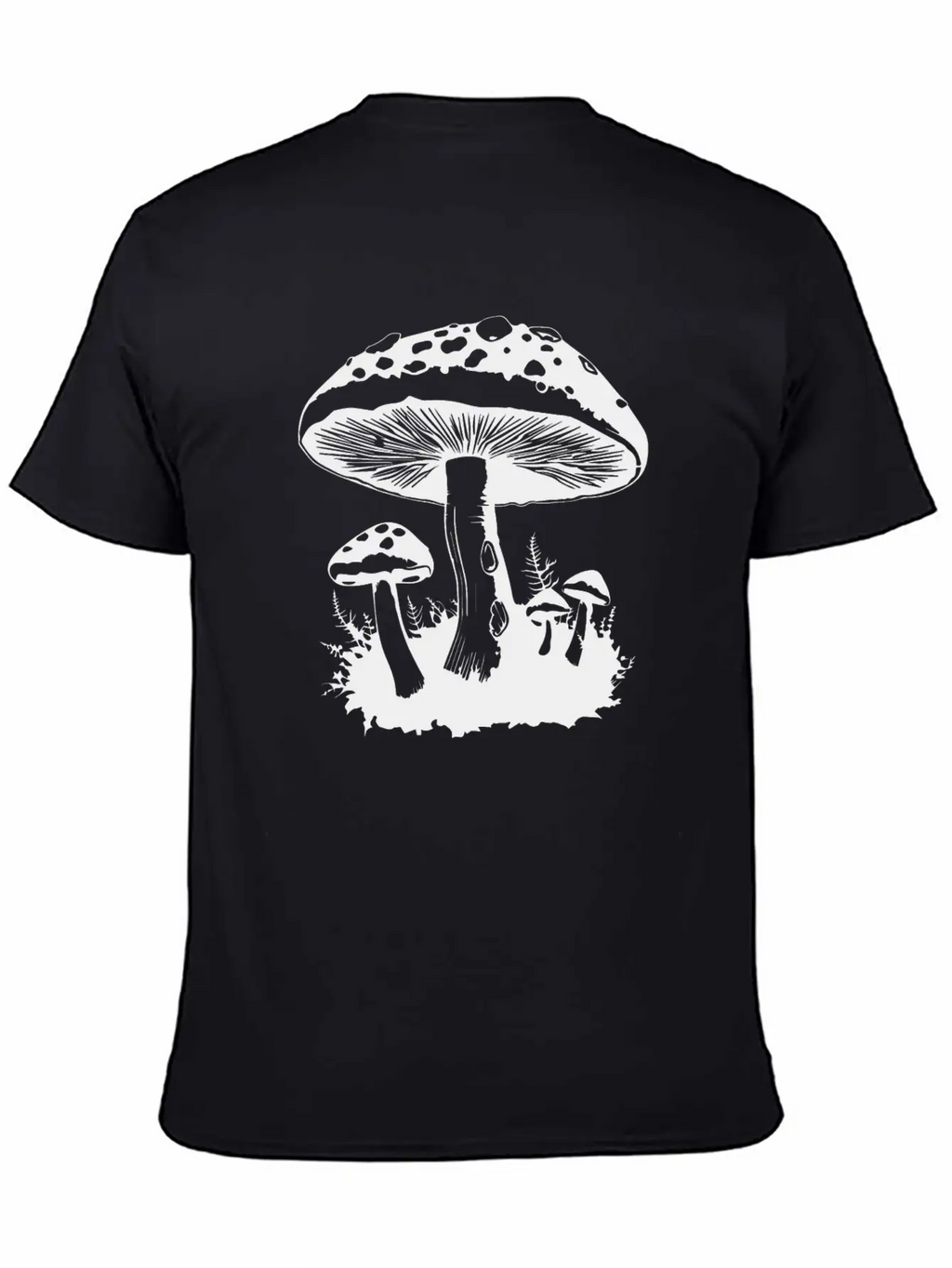 Mushroom Picker Fungi Forest Basic Graphic T-Shirt – Daily Comfort In Soft Cotton