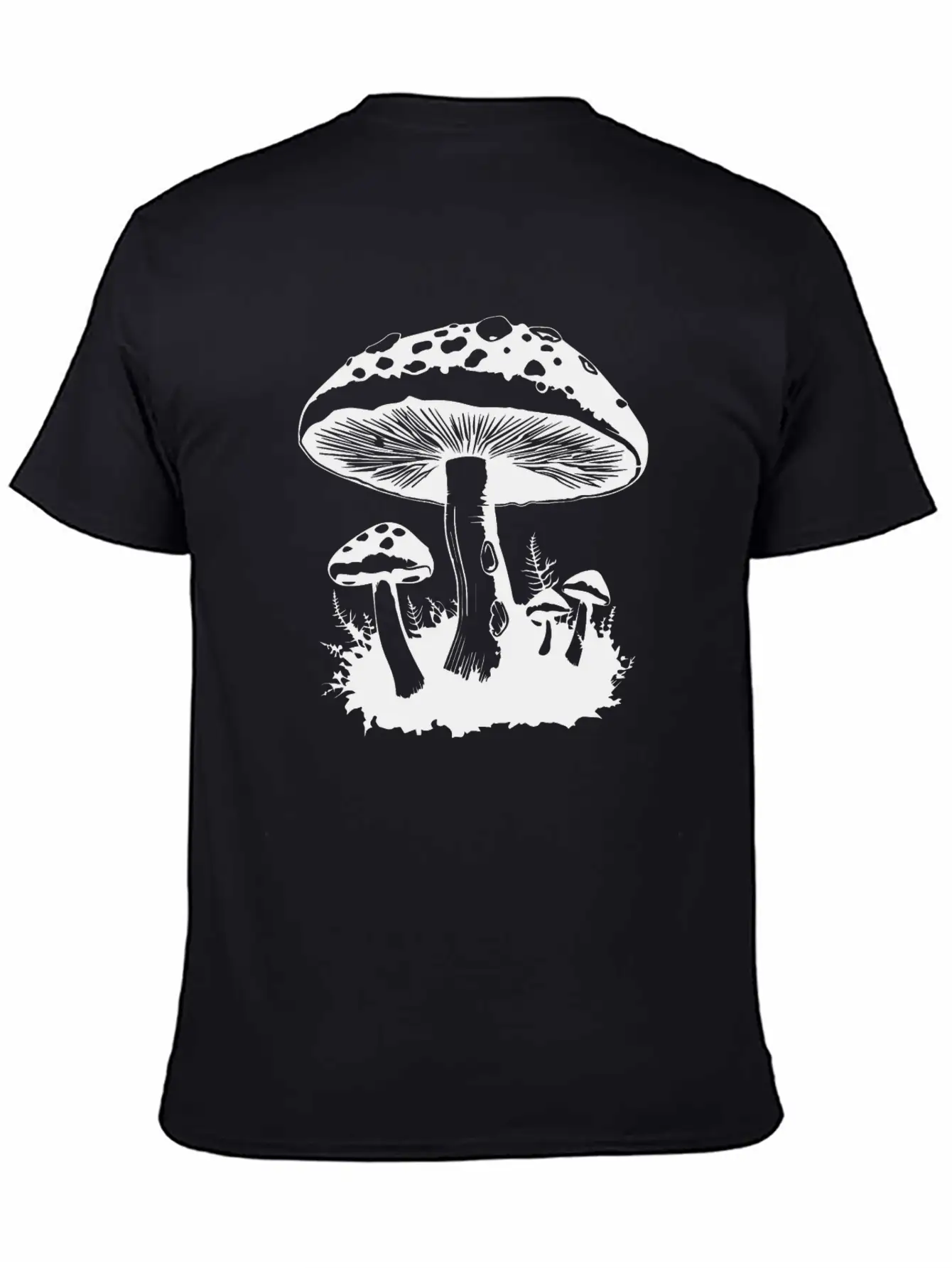 Mushroom Picker Fungi Forest Basic Graphic T-Shirt – Daily Comfort In Soft Cotton