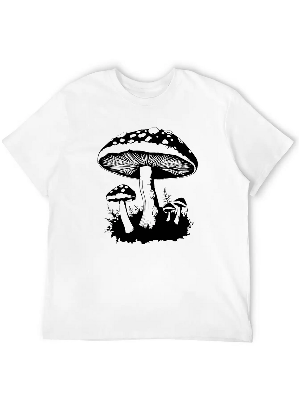 Mushroom Picker Fungi Forest Basic Graphic T-Shirt – Daily Comfort In Soft Cotton