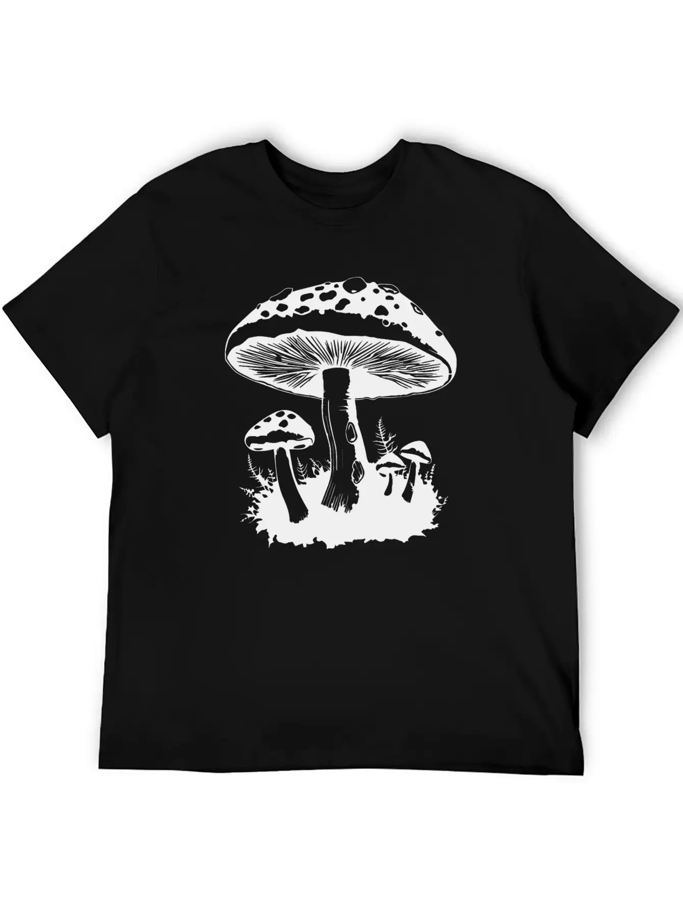 Mushroom Picker Fungi Forest Basic Graphic T-Shirt – Daily Comfort In Soft Cotton