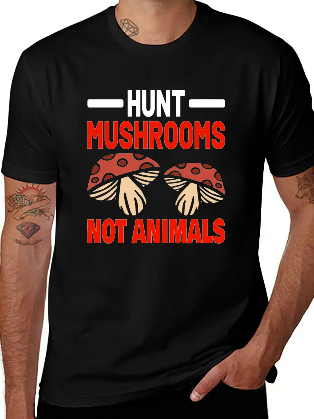 Mushroom Picker Mushroom Farmer Mushroom Basket Basic Graphic T-Shirt – Daily Comfort In Soft Cotton