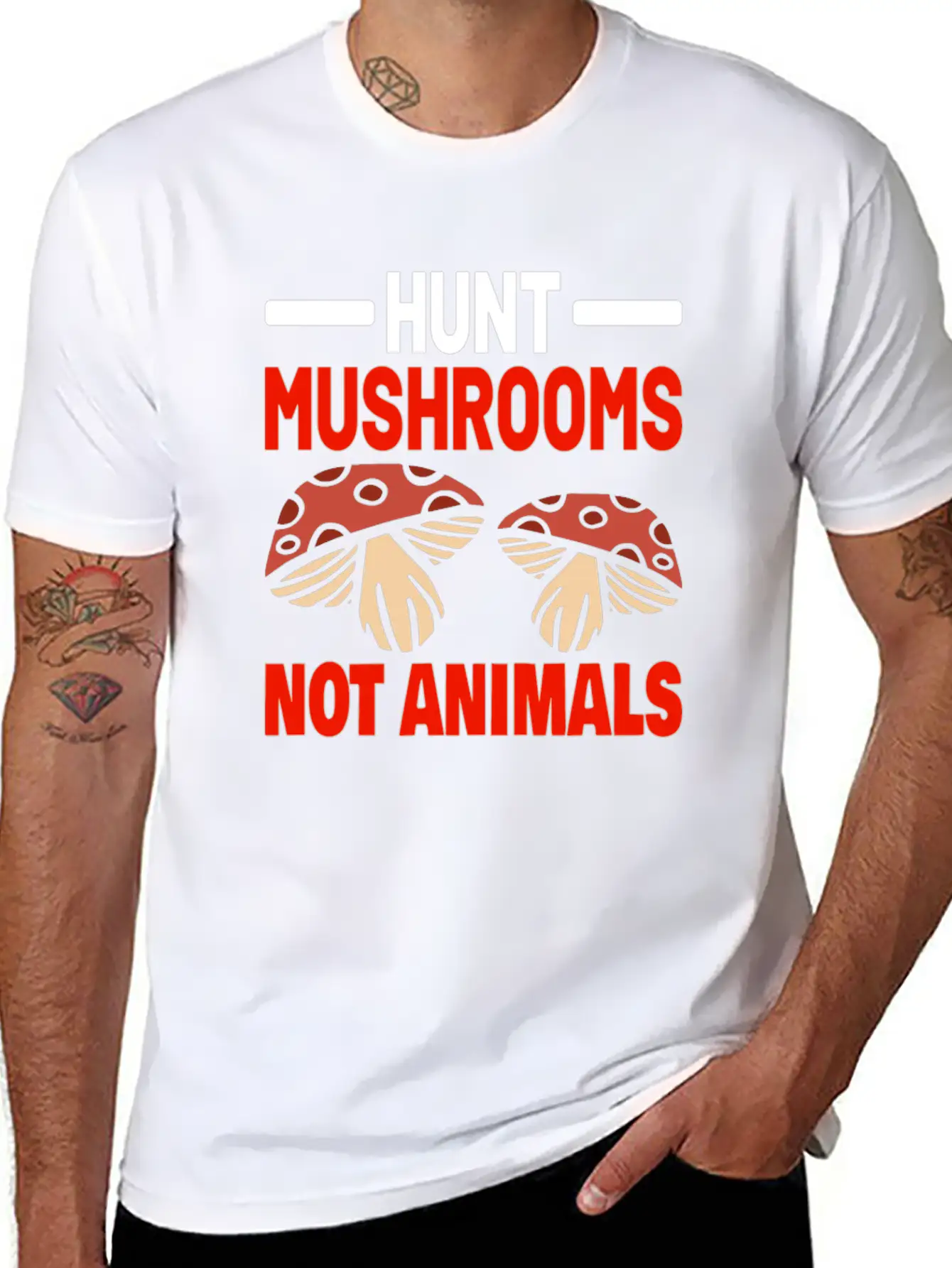 Mushroom Picker Mushroom Farmer Mushroom Basket Basic Graphic T-Shirt – Daily Comfort In Soft Cotton