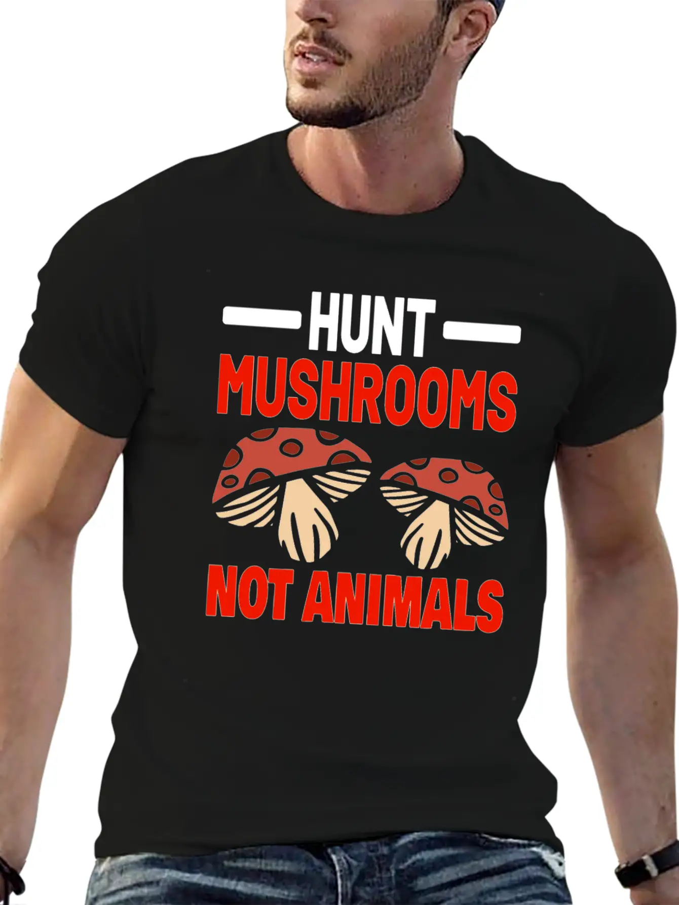 Mushroom Picker Mushroom Farmer Mushroom Basket Basic Graphic T-Shirt – Daily Comfort In Soft Cotton