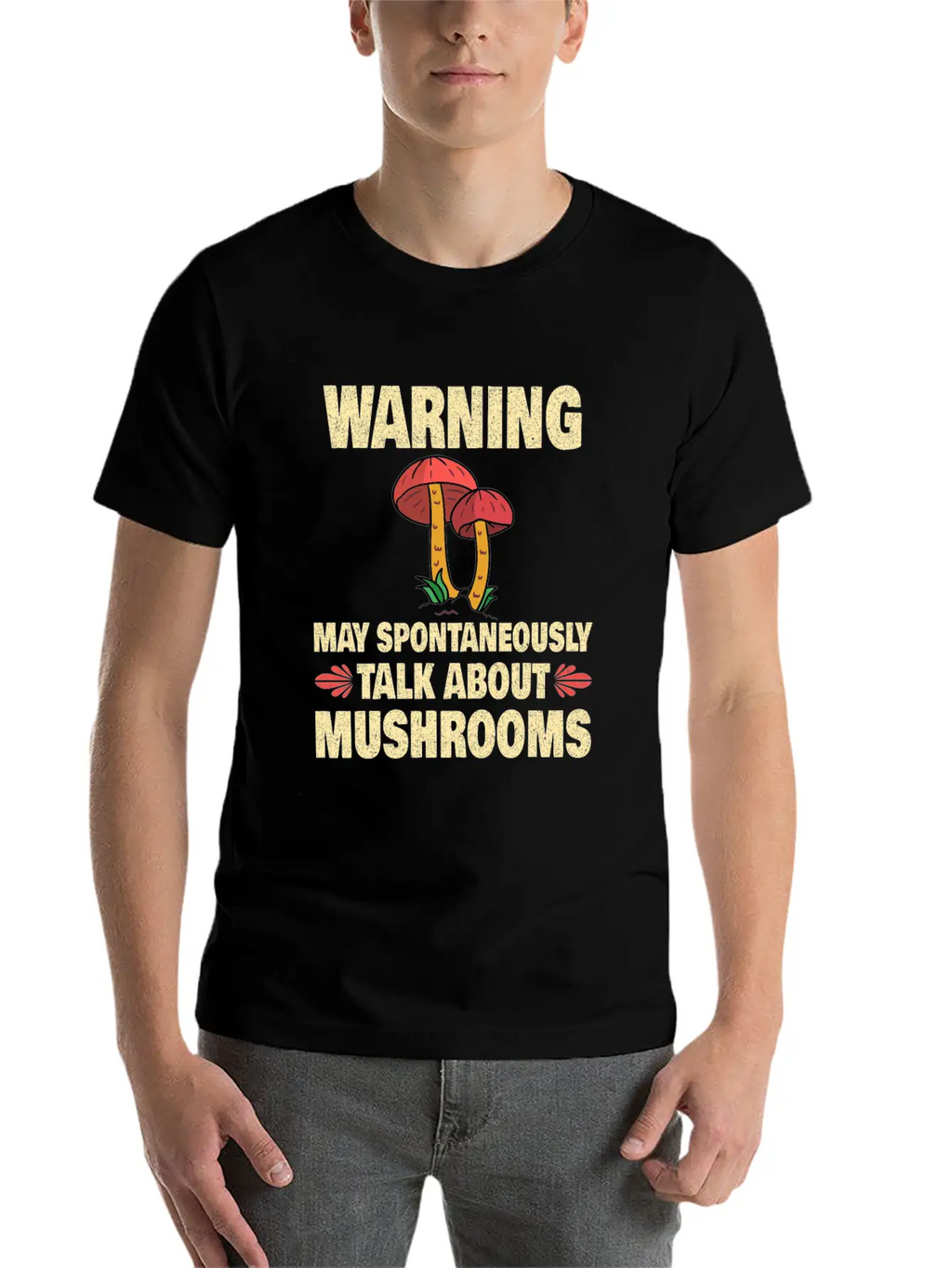 Mushroom Picker Mushroom Farmer Mushroom Basket Timeless Short Sleeve Tee – Comfy And Minimalist Design