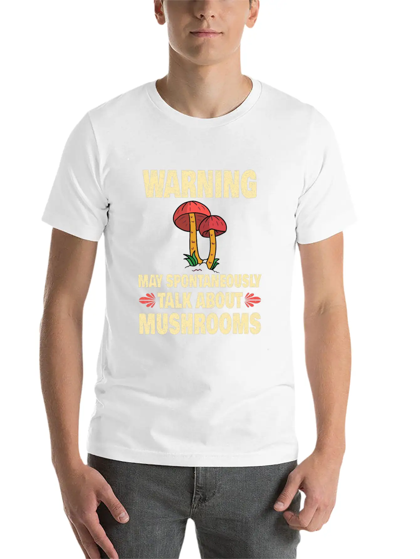 Mushroom Picker Mushroom Farmer Mushroom Basket Timeless Short Sleeve Tee – Comfy And Minimalist Design