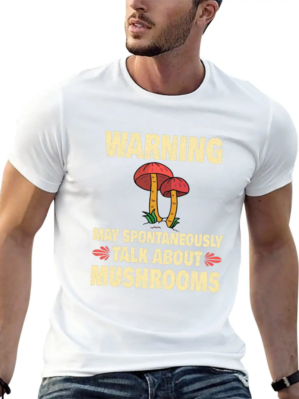 Mushroom Picker Mushroom Farmer Mushroom Basket Timeless Short Sleeve Tee – Comfy And Minimalist Design
