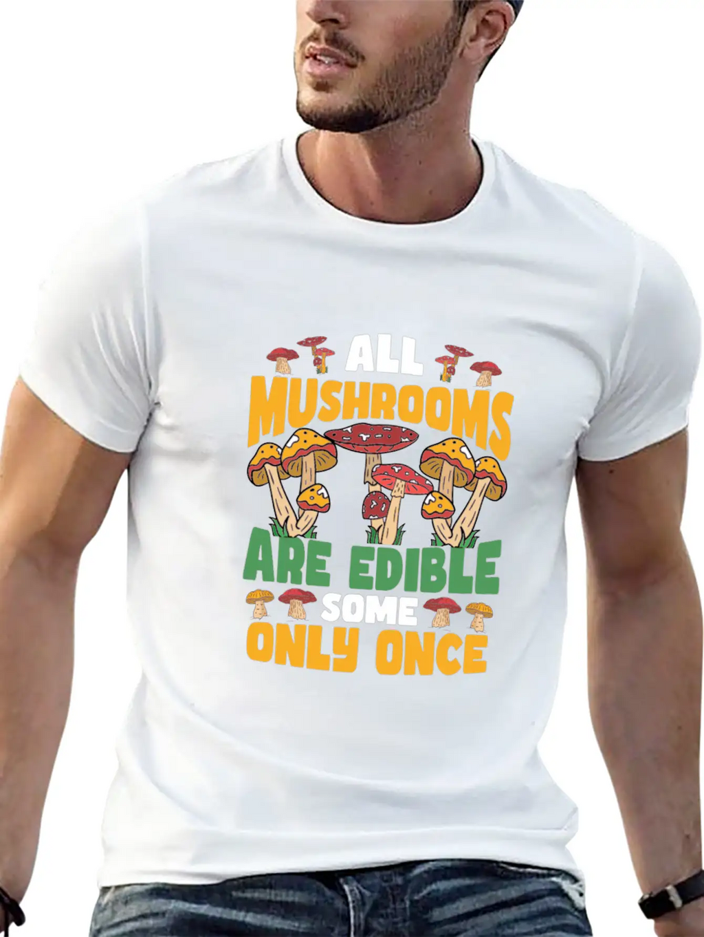 Mushroom Picker Mushroom Picker Gifts Timeless Short Sleeve Tee – Comfy And Minimalist Design