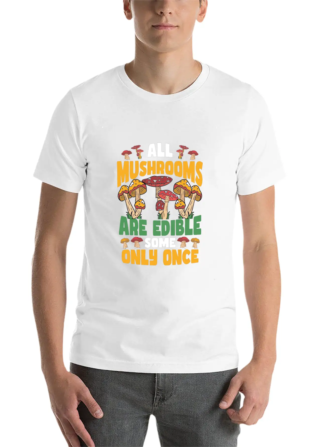 Mushroom Picker Mushroom Picker Gifts Timeless Short Sleeve Tee – Comfy And Minimalist Design