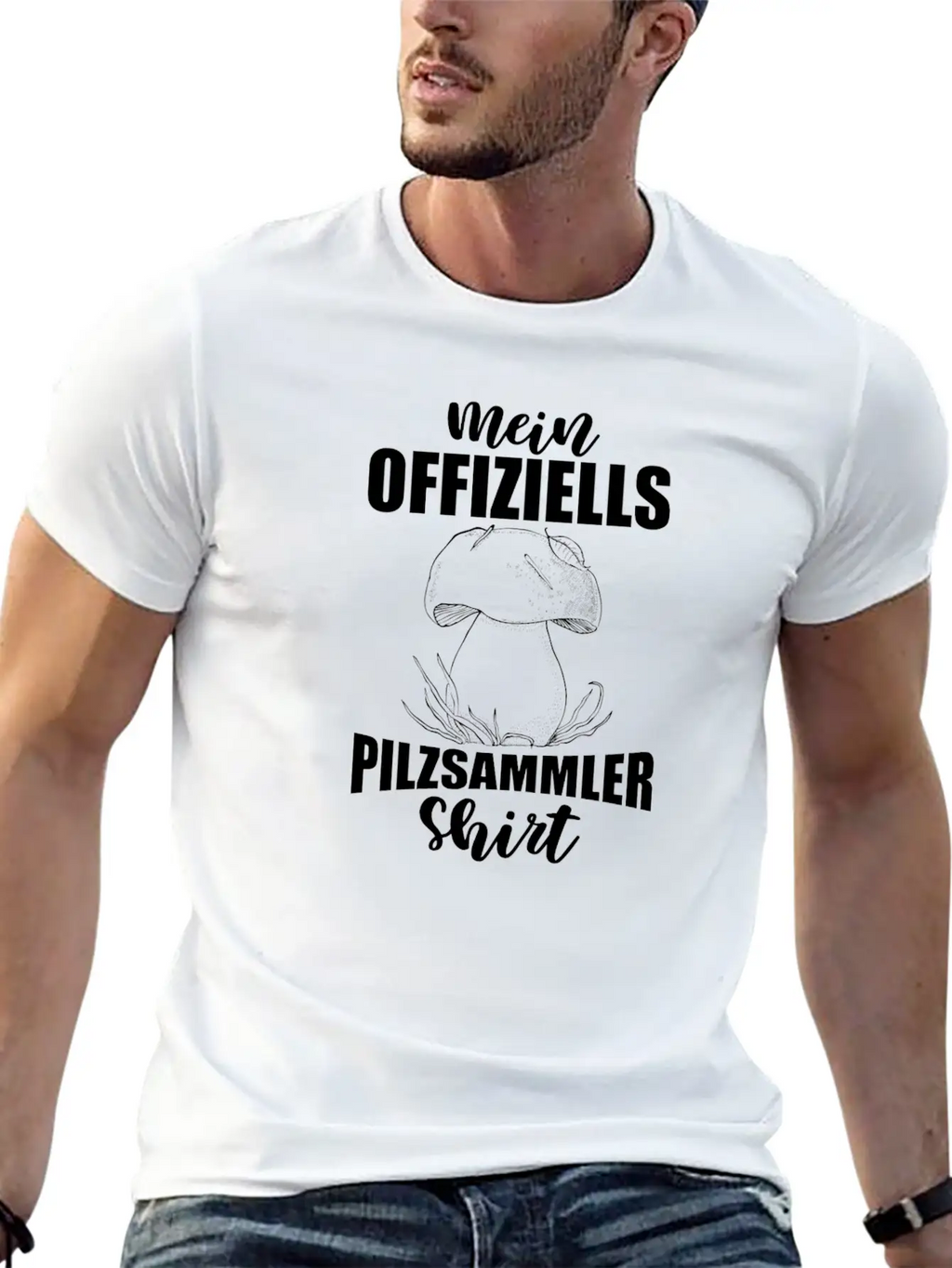 Mushroom Picker Shirt Mushrooms Nature Forest Sayi Breathable Soft Cotton T-Shirt – Timeless Casual Look