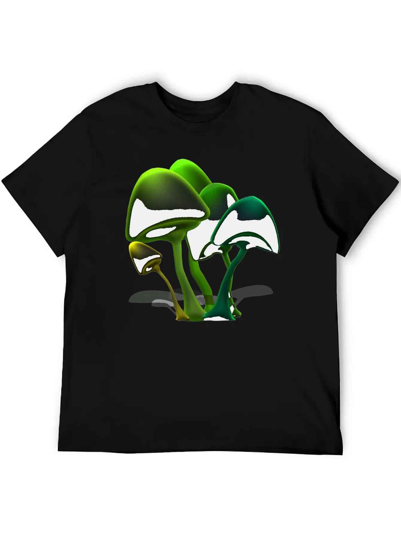 Mushrooms Basic Graphic T-Shirt – Daily Comfort In Soft Cotton