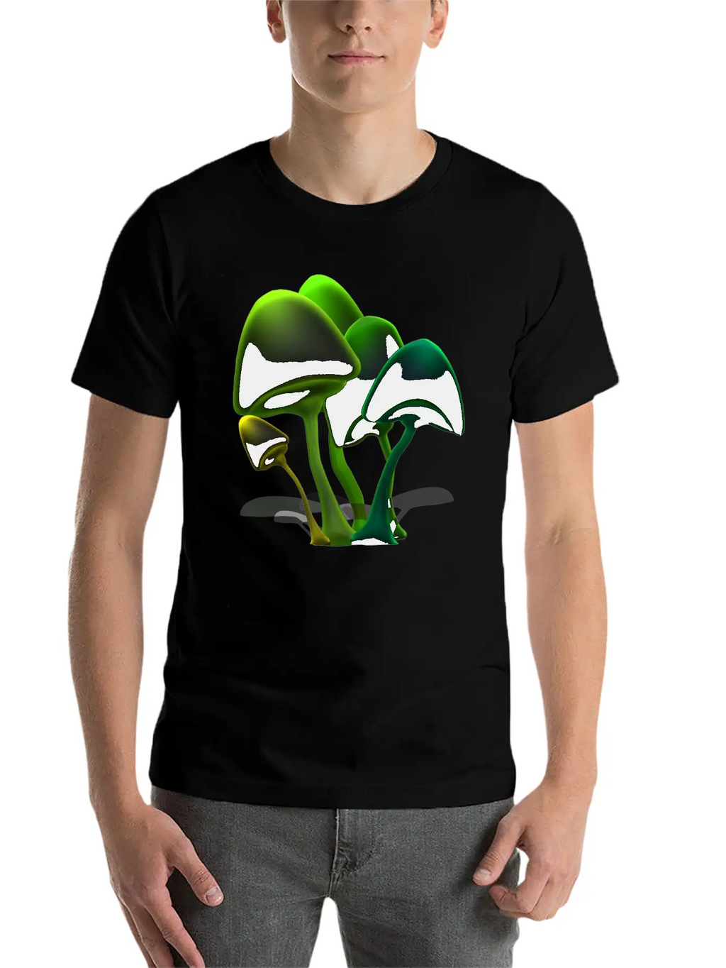 Mushrooms Basic Graphic T-Shirt – Daily Comfort In Soft Cotton