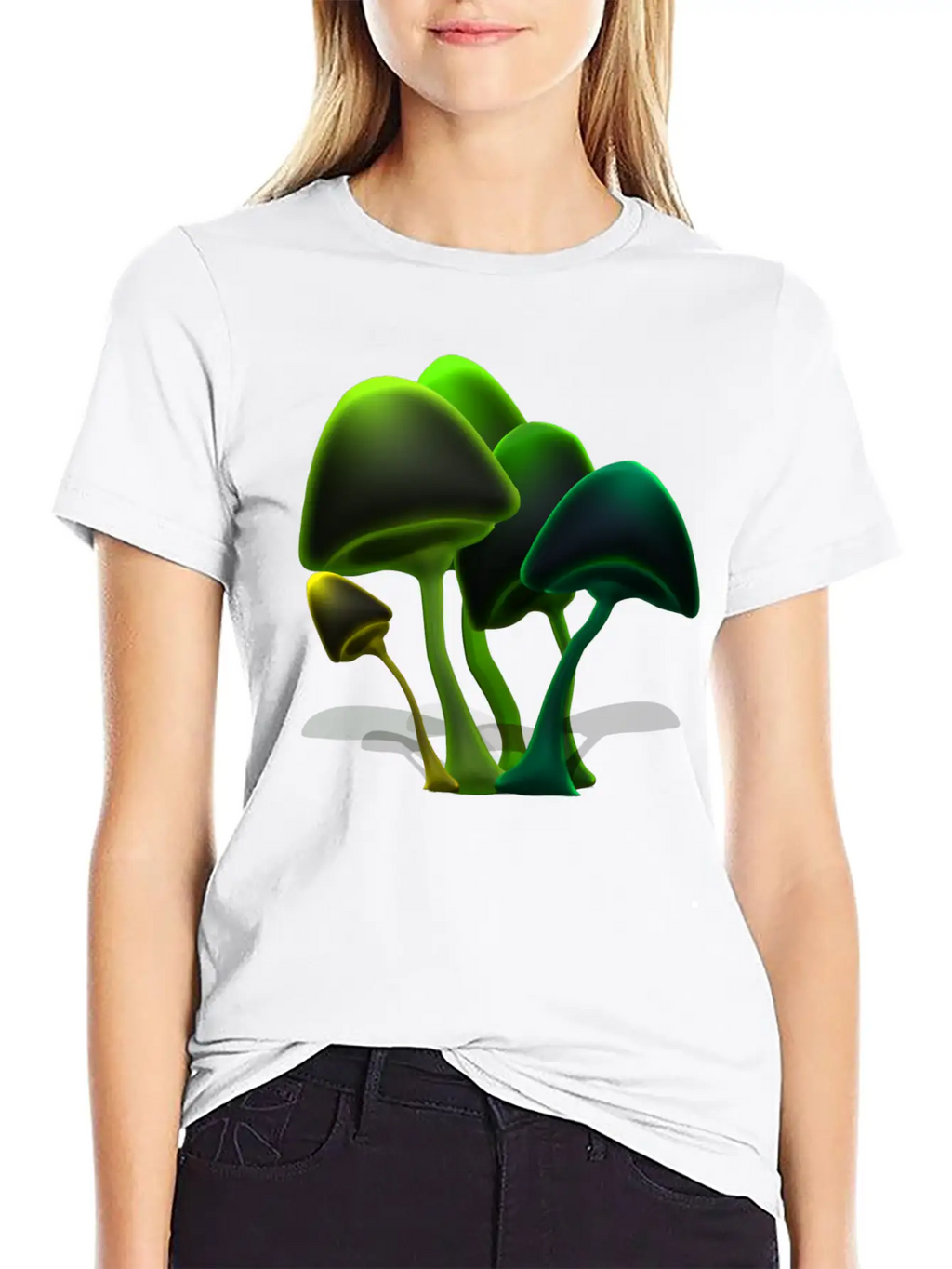 Mushrooms Basic Graphic T-Shirt – Daily Comfort In Soft Cotton