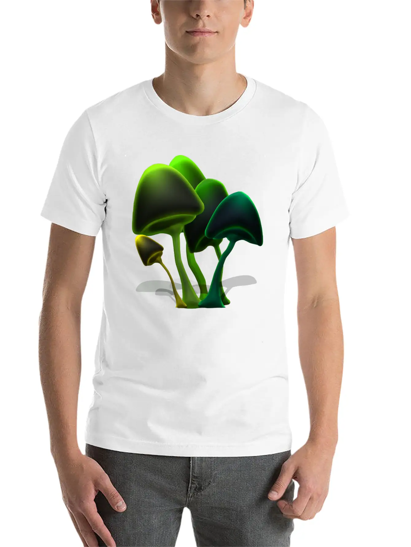 Mushrooms Basic Graphic T-Shirt – Daily Comfort In Soft Cotton
