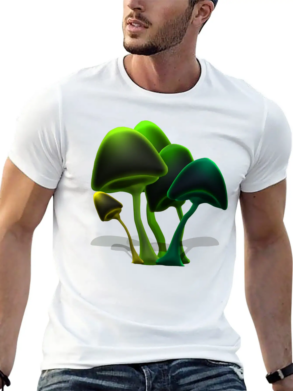 Mushrooms Basic Graphic T-Shirt – Daily Comfort In Soft Cotton