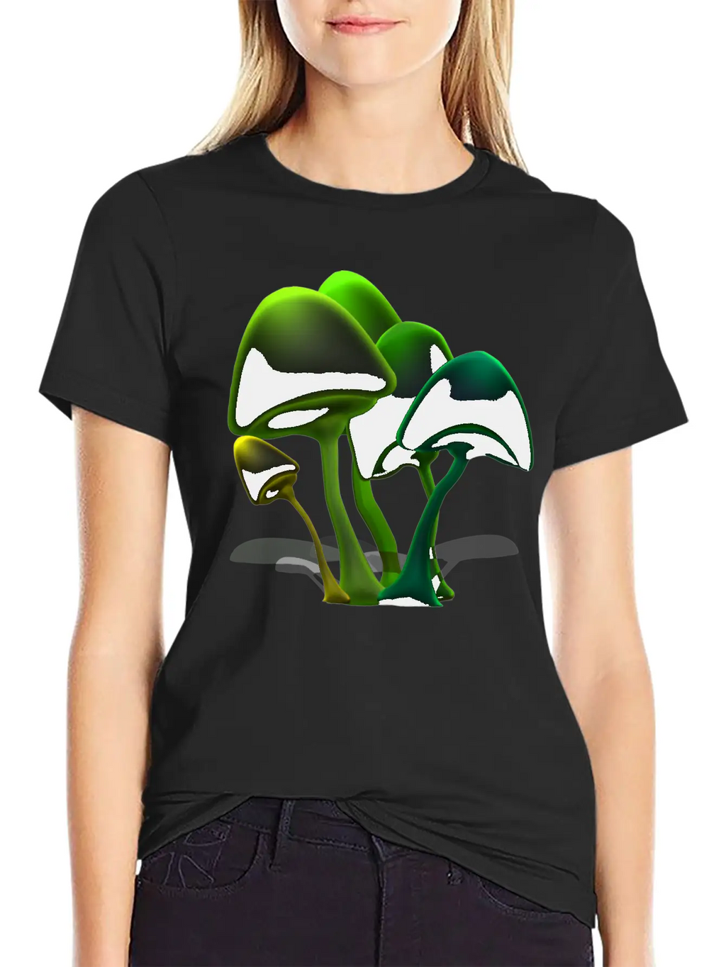 Mushrooms Basic Graphic T-Shirt – Daily Comfort In Soft Cotton