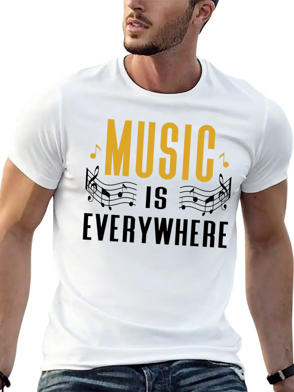 Music 4 Classic Cotton Tee – Unisex Comfort For Any Season