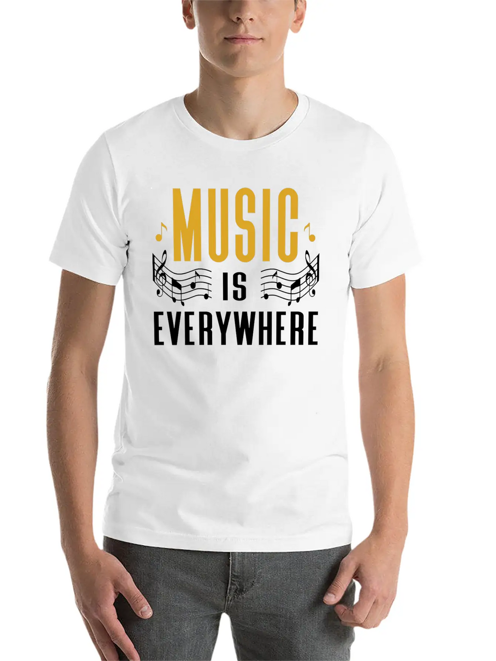 Music 4 Classic Cotton Tee – Unisex Comfort For Any Season