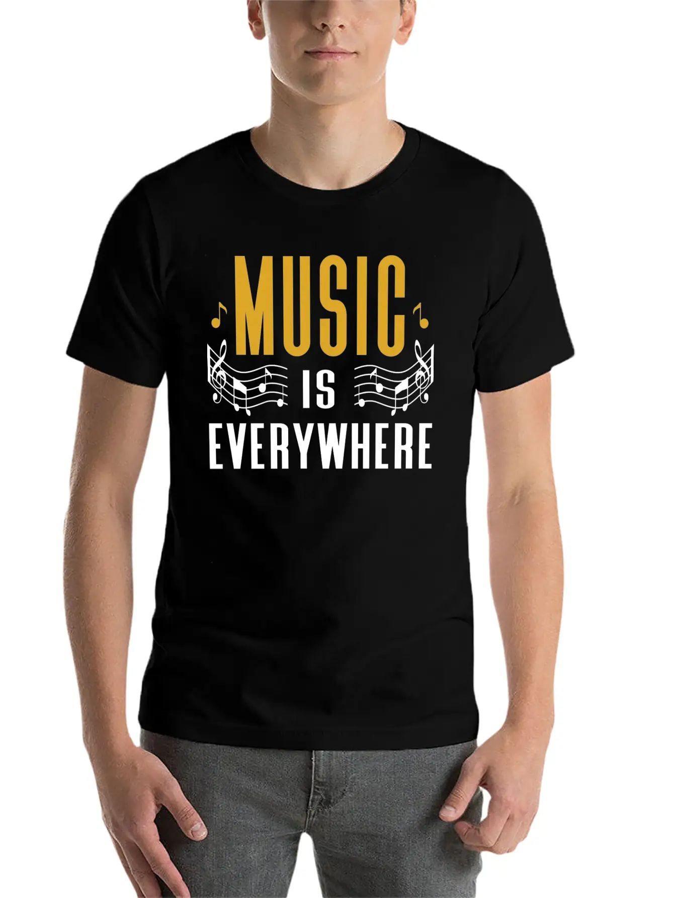 Music 4 Classic Cotton Tee – Unisex Comfort For Any Season