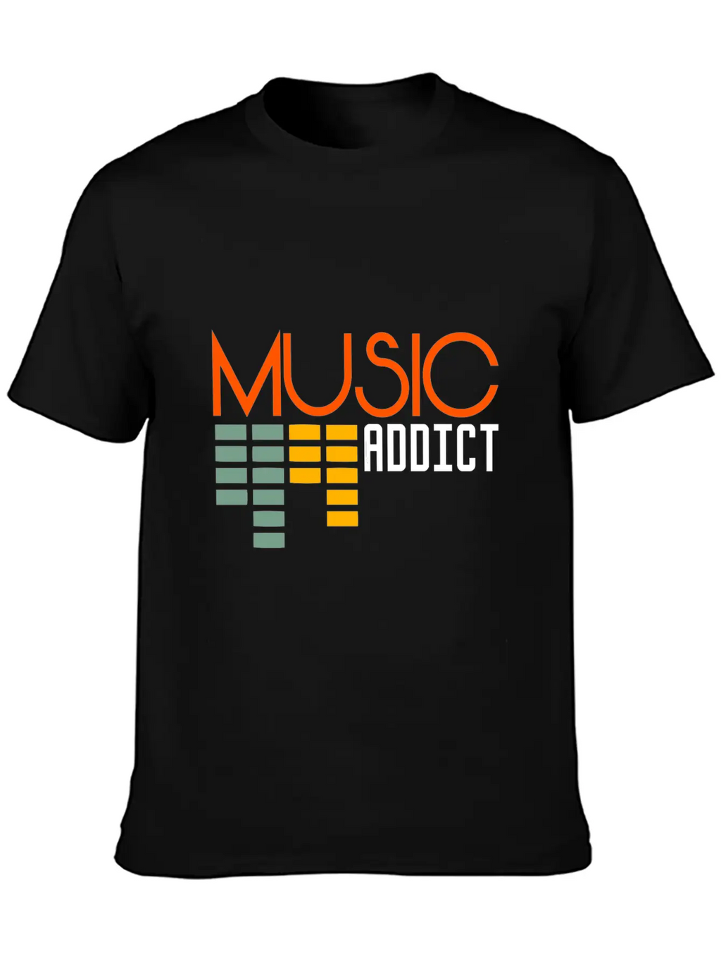 Music Addict DJ Beat Bass Basic Graphic T-Shirt – Daily Comfort In Soft Cotton
