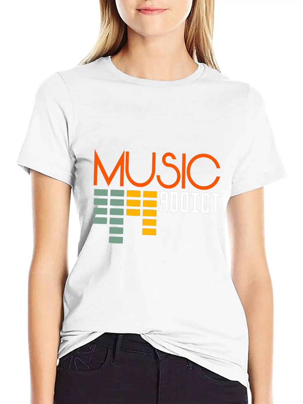 Music Addict DJ Beat Bass Basic Graphic T-Shirt – Daily Comfort In Soft Cotton