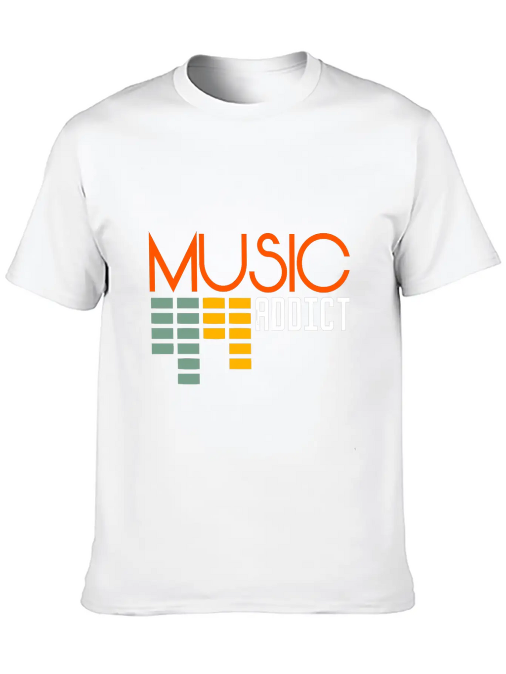 Music Addict DJ Beat Bass Basic Graphic T-Shirt – Daily Comfort In Soft Cotton