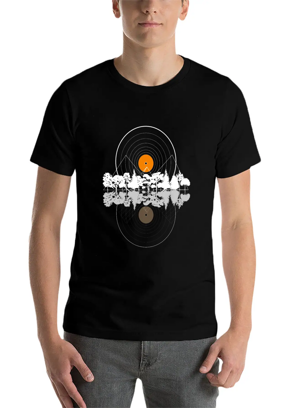Music And Nature, Cool Combination, Cool Design Stylish Everyday T-Shirt – Unisex Basic Cotton Tee